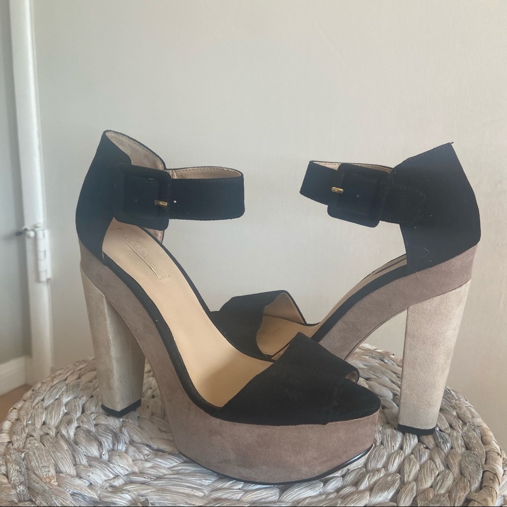 Zara Trafaluc color-block heels
